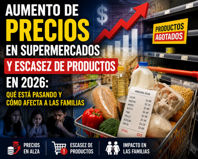 Aumento de precios en supermercados y escasez de productos básicos en 2026- qué está pasando y cómo afecta a las familias