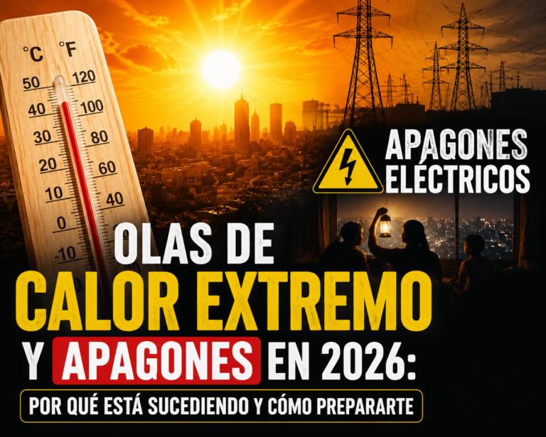 Olas de calor extremo y apagones eléctricos- por qué están aumentando y cómo prepararse en 2026